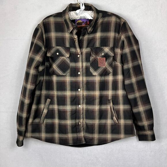 Dixxon Flannel Co Jackets & Blazers - Dixxon Flannel Co Womens The Rip Jacket Sherpa Limited Edition Snap Yellowstone